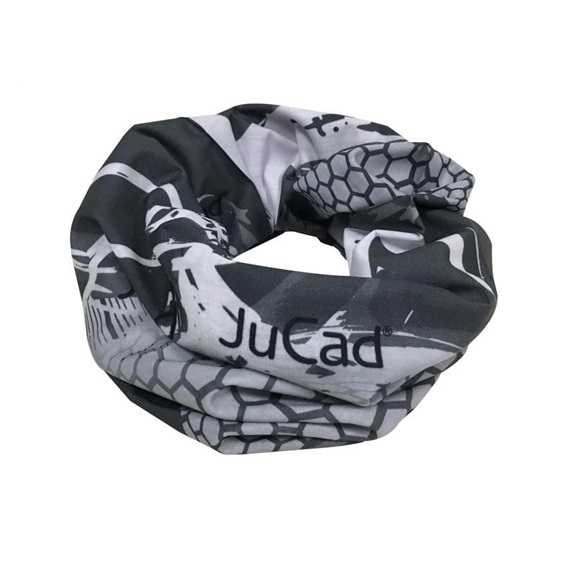 JuCad Multifunktion Halstuch, grau