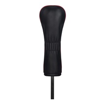 Titleist Jet Black Leather Hybrid Headcover, schwarz