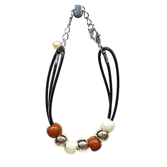 Ostatní Handmade Teraka Armband Typ 016, braun