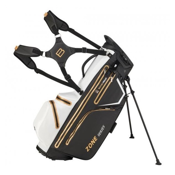 Bennington Zone Waterproof Standbag, schwarz/weiss/gold