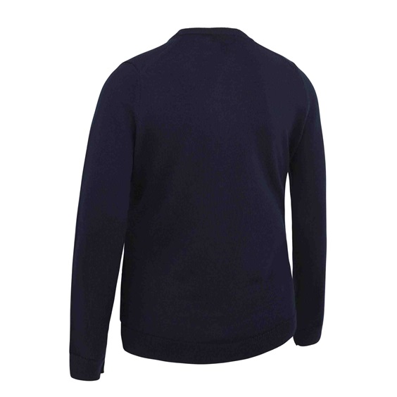 Callaway V-Neck Merino Damen Pullover, dunkelblau