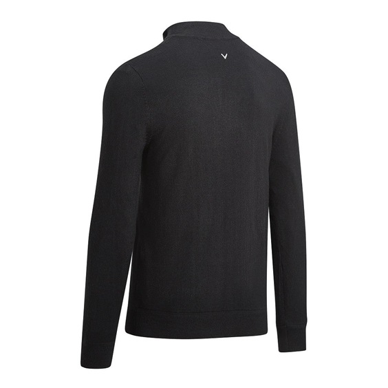 Callaway Windstopper 1/4 Zip Herren Pullover, schwarz