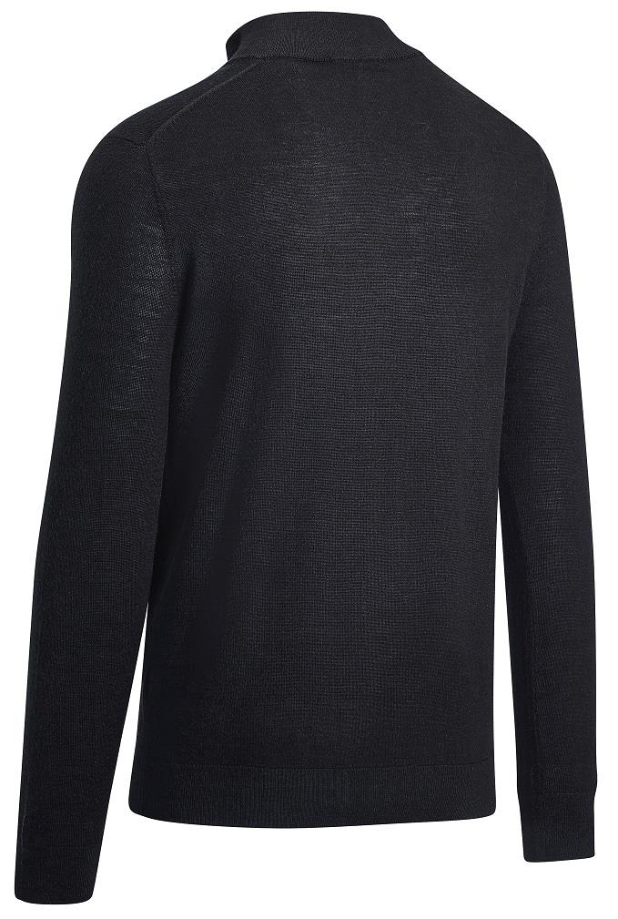 Callaway 1/4 Blended Merino Herren Pullover, schwarz