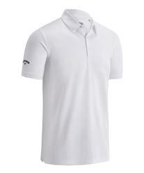 Callaway  Swing Tech Solid Herren Poloshirt, weiss