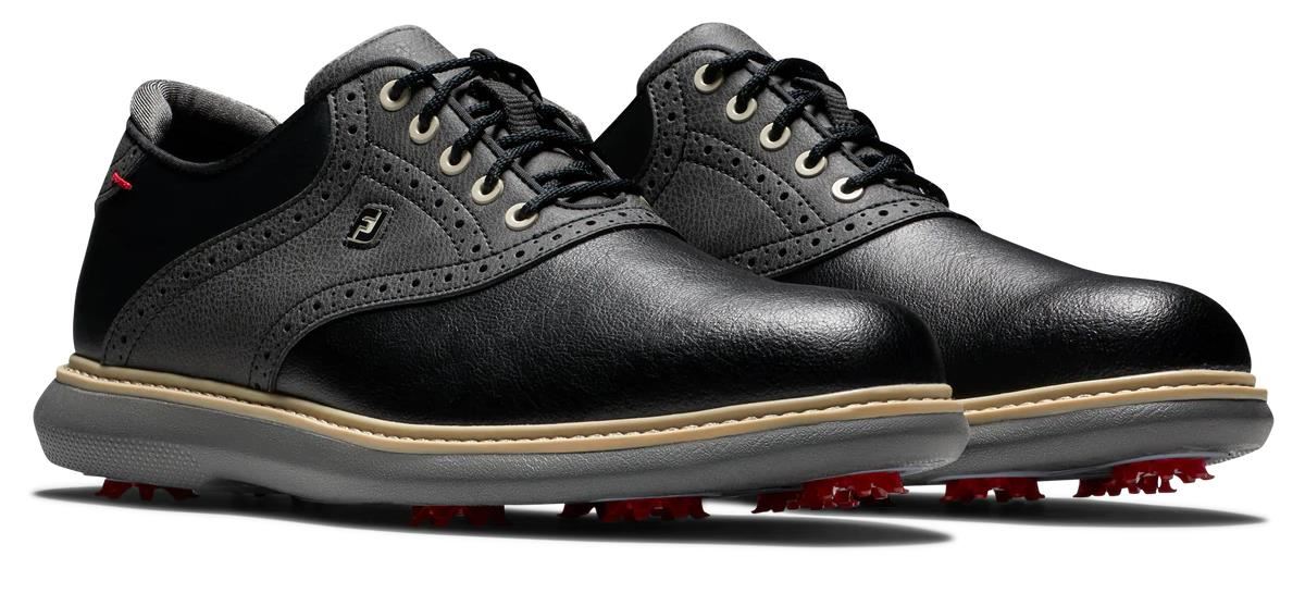 FootJoy Traditions Herren Golfschuhe, schwarz
