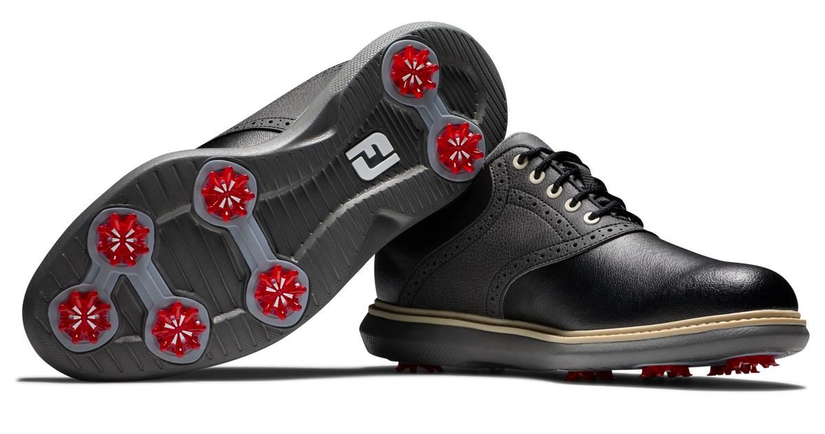FootJoy Traditions Herren Golfschuhe, schwarz