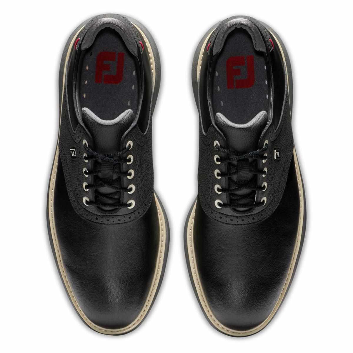 FootJoy Traditions Herren Golfschuhe, schwarz