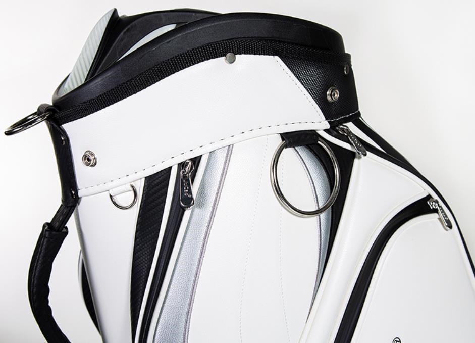 JuCad Pro Cartbag, weiss/schwarz