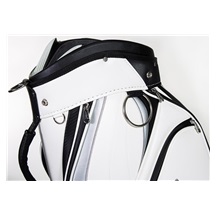 JuCad Pro Cartbag, weiss/schwarz