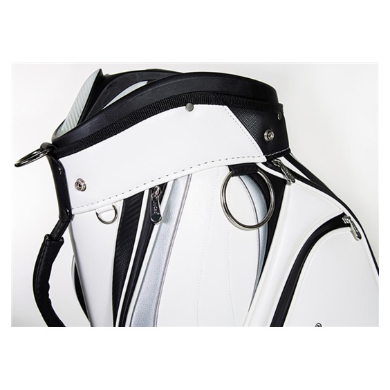 JuCad Pro Cartbag, weiss/schwarz