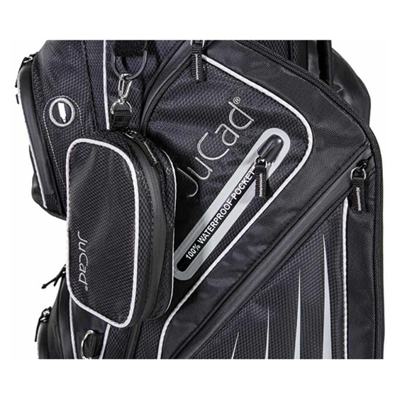 JuCad Captain Dry Cartbag, schwarz/titan