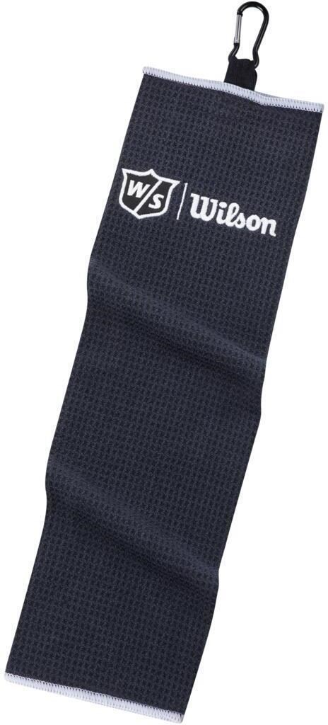 Wilson Staff Tri Fold Golfhandtuch, schwarz