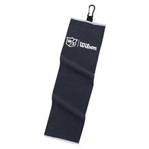 Wilson Staff Tri Fold Golfhandtuch, schwarz