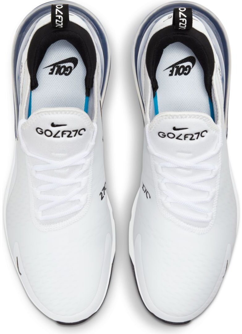 Nike Air Max 270 G Unisex Golfschuhe, weiss/schwarz