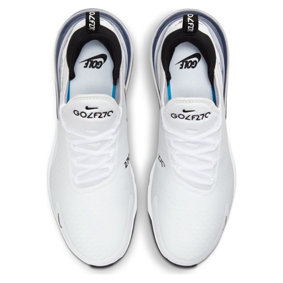 Nike Air Max 270 G Unisex Golfschuhe, weiss/schwarz