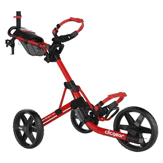 Clicgear Modell 4 Golf Trolley, Matt Rot