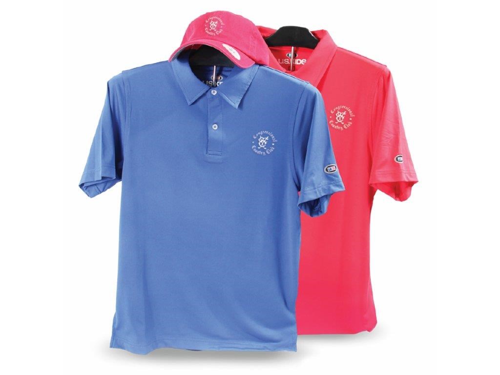 U.S. Kids Golf USKTech Lisle Junior Poloshirt, rot