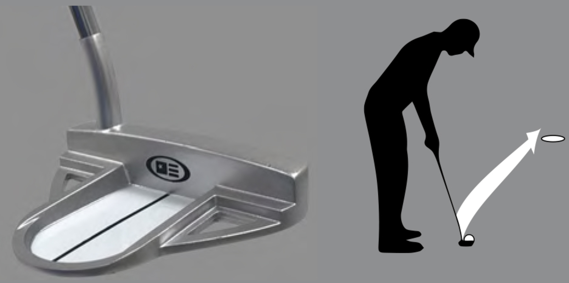U.S. Kids Golf TS3-66 (167+cm) AIM 3 Junior Putter 33"