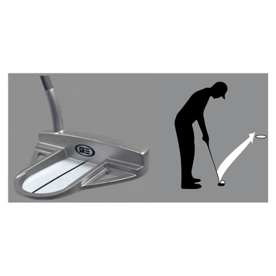 U.S. Kids Golf TS3-66 (167+cm) AIM 3 Junior Putter 33"