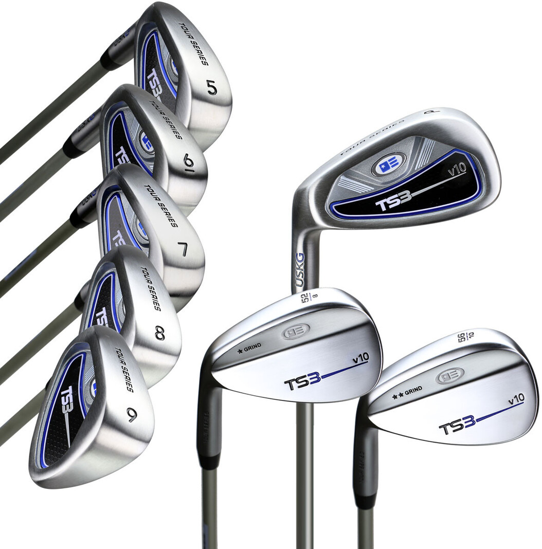 U.S. Kids Golf TS3-57 (145cm) v10 8-Club Eisen Junior Golfset, Graphit