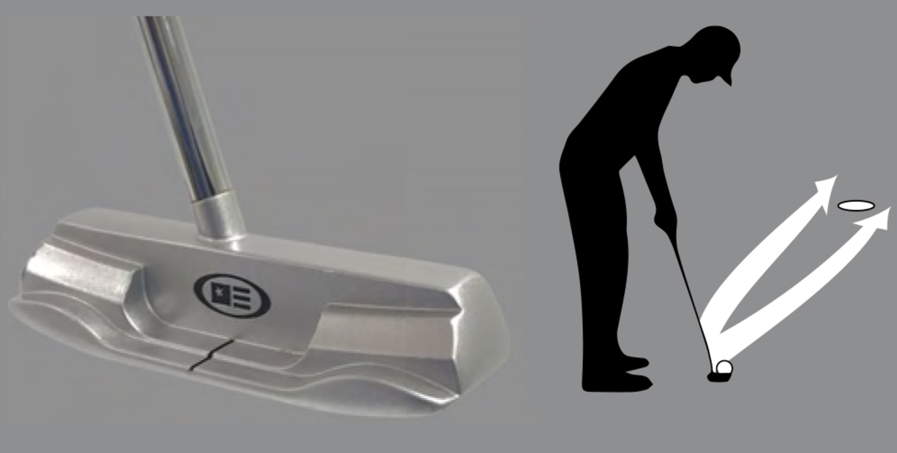 U.S. Kids Golf TS3-54 (137 cm) AIM 2 Junior Putter 27.5"