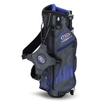 2022 U.S. Kids Golf UL45 (114 cm) WT25-s Junior Standbag, grau/blau
