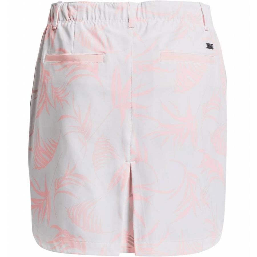 Under Armour Links Woven Printed Damen Golfrock, weiss/rosa