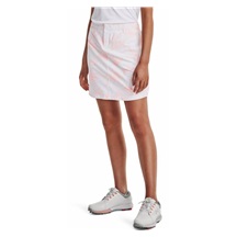 Under Armour Links Woven Printed Damen Golfrock, weiss/rosa