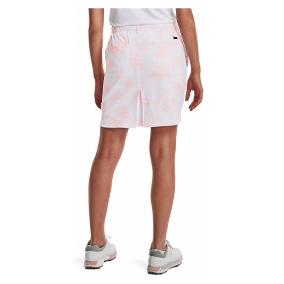 Under Armour Links Woven Printed Damen Golfrock, weiss/rosa