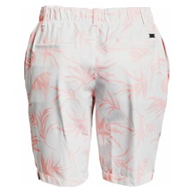 Under Armour Links Damen Printed Shorts, weiss/rosa