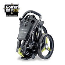 Motocaddy CUBE manueller Trolley, Graphit/Lime