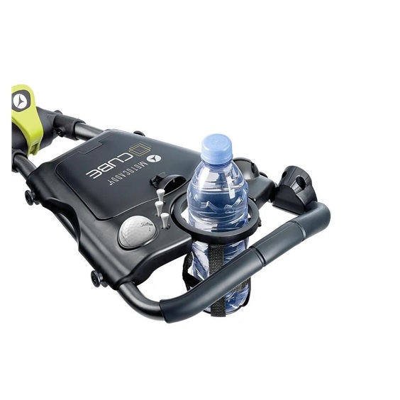 Motocaddy CUBE manueller Trolley, Graphit/Lime