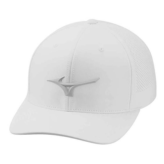 Mizuno Tour Vent Adjustable Herren Cap, weiss
