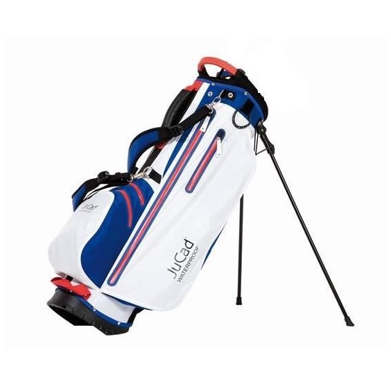 JuCad 2in1 Waterproof stand bag, blau/weiss/rot