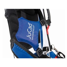 JuCad 2in1 Waterproof stand bag, blau/weiss/rot