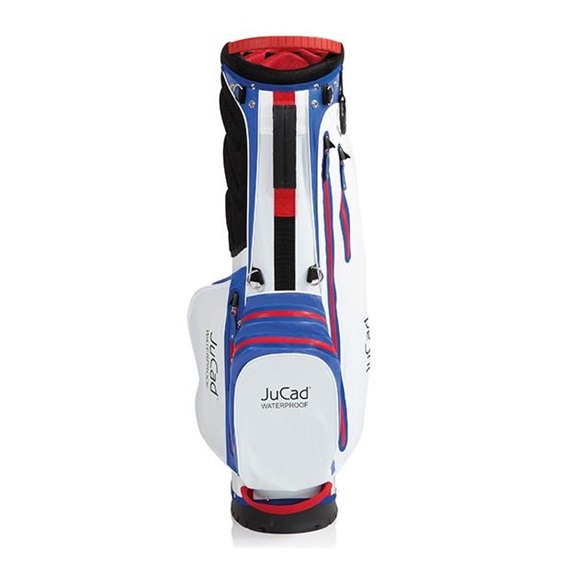 JuCad 2in1 Waterproof stand bag, blau/weiss/rot