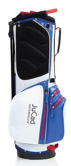 JuCad 2in1 Waterproof stand bag, blau/weiss/rot