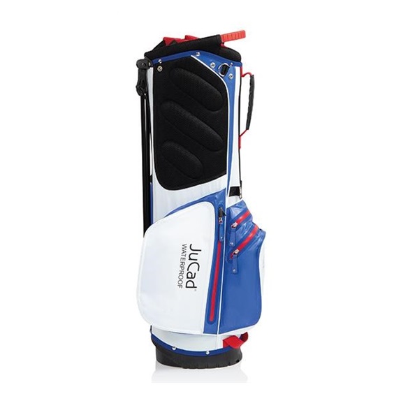 JuCad 2in1 Waterproof stand bag, blau/weiss/rot