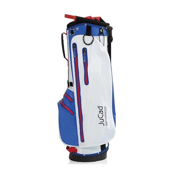 JuCad 2in1 Waterproof stand bag, blau/weiss/rot
