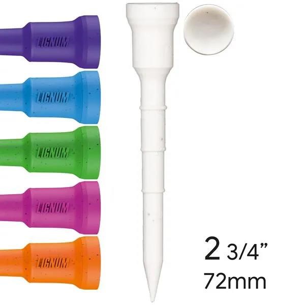 Lignum Tee Plastiktees 72mm, 12Stk., neon mix