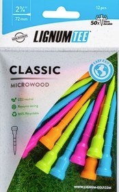 Lignum Tee Plastiktees 72mm, 12Stk., neon mix