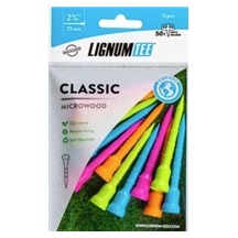 Lignum Tee Plastiktees 72mm, 12Stk., neon mix