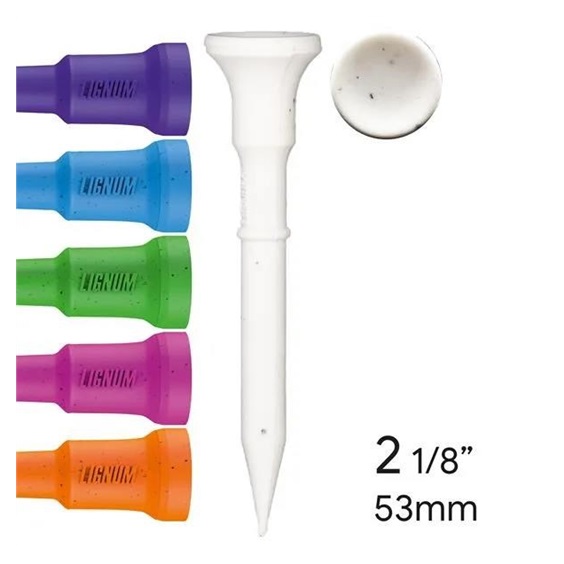 Lignum Tee Plastiktees 53mm, 16Stk., neon mix