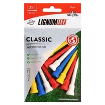 Lignum Tee Plastiktees 62mm, 16Stk., farbe mischen