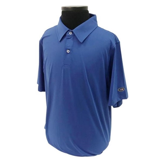 U.S. Kids Golf USKTech Lisle Junior Poloshirt, blau
