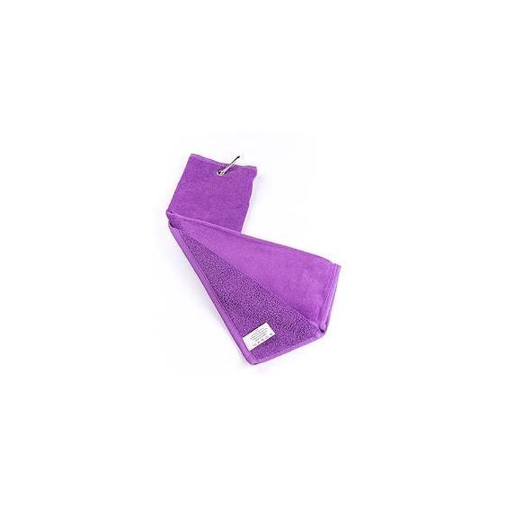 OEM Tri Fold Golfhandtuch, lila