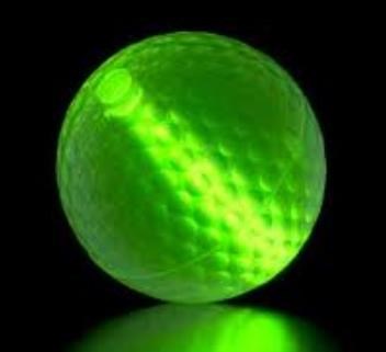 Ostatní Glow Stick for Golf Ball (1 stick) Zubehör, grün
