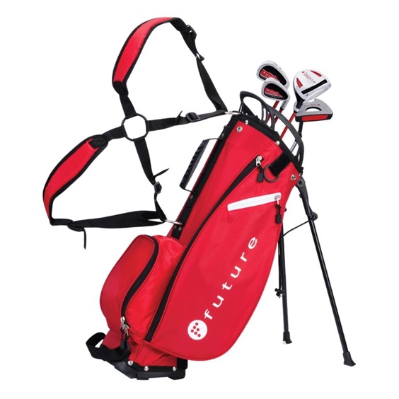 Spalding Future Junior Golfset, 120-130 cm, rot