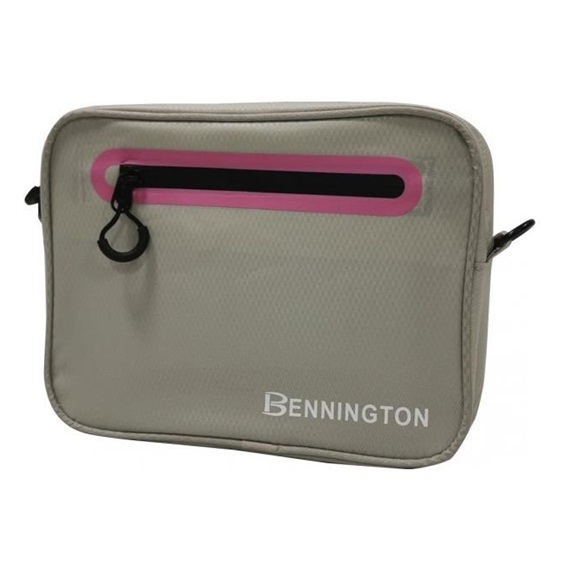 Bennington Pouch Tasche, hellgrau/pink
