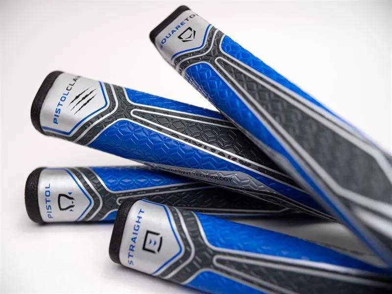 Lamkin SINKFIT PU Squaretop Putter Grip, schwarz/blau